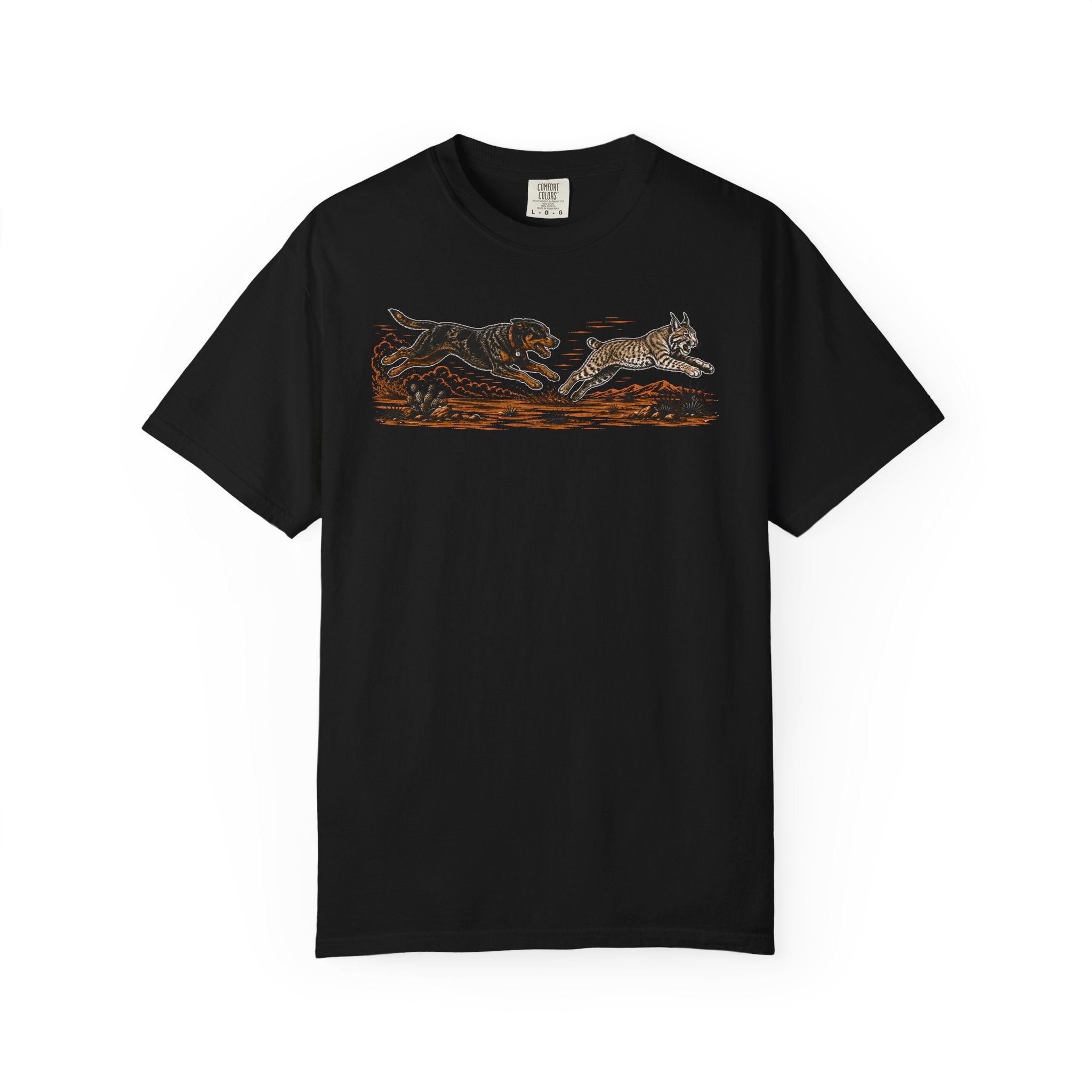 Cur with Bobcat T-Shirt
