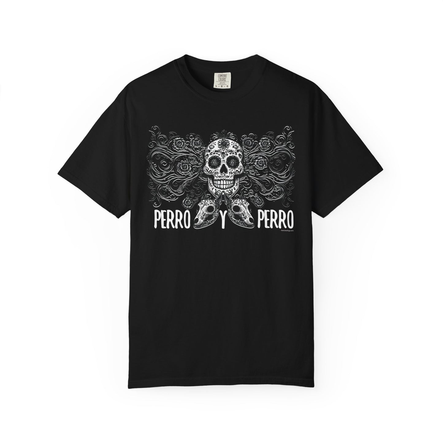 Perro y Perro T-Shirt, Dia De Los Muertos, Two Dogs