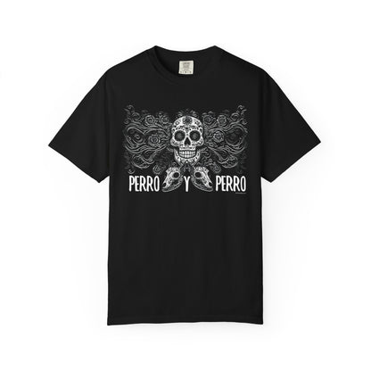 Perro y Perro T-Shirt, Dia De Los Muertos, Two Dogs