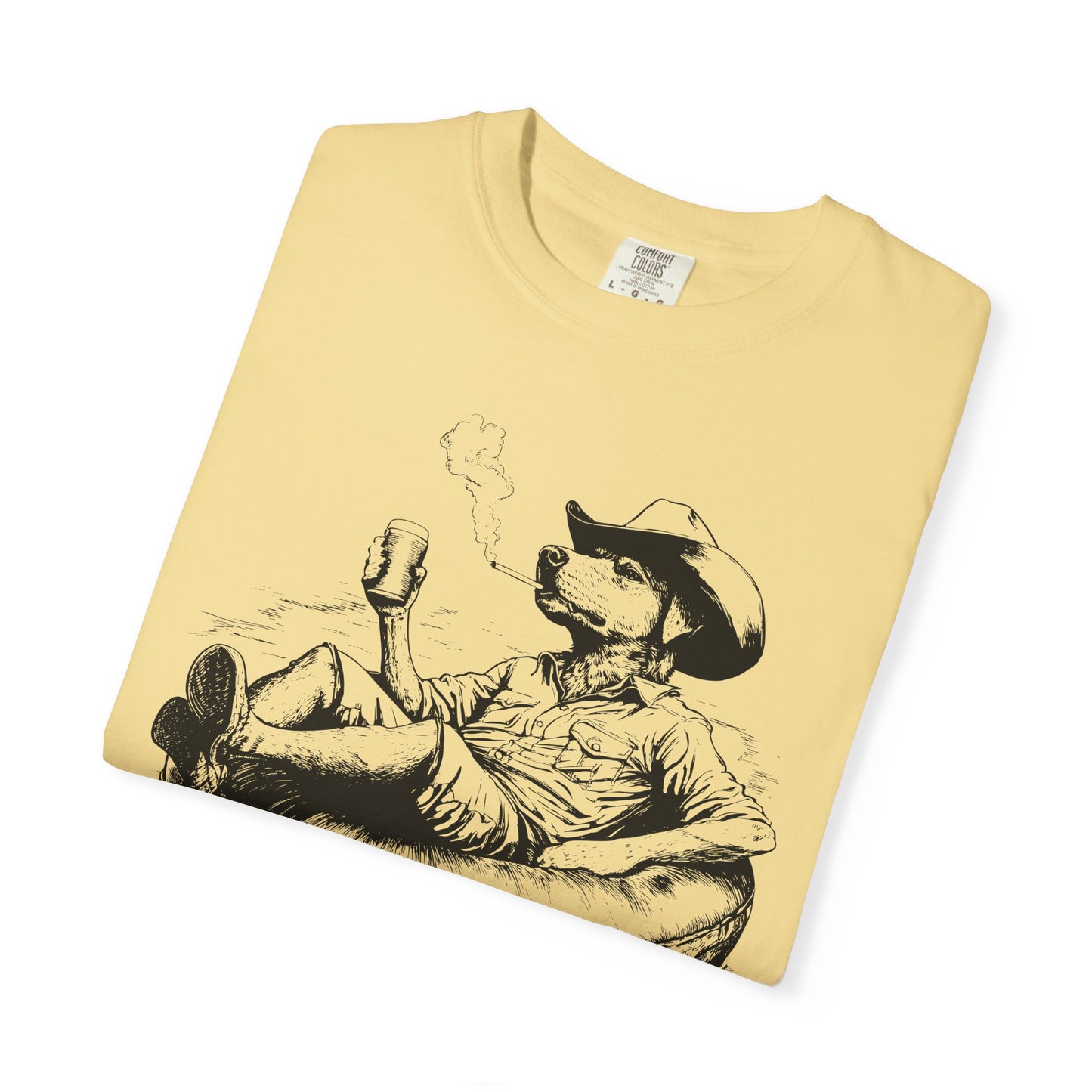 Rafting Dog Unisex T-Shirt, Lazy River Design