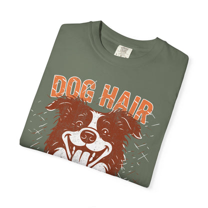 Dog Hair, Don't Care T-Shirt with Border Collie