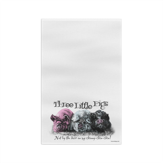 Three Little Pigs Microfiber Tea Towel