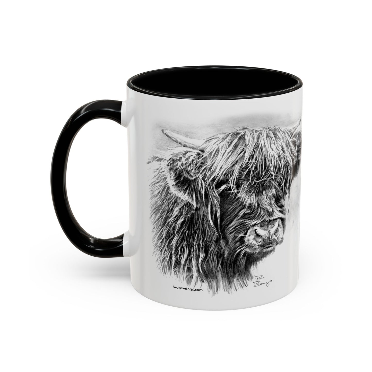 Scottish Highland Cow Mug, 11oz