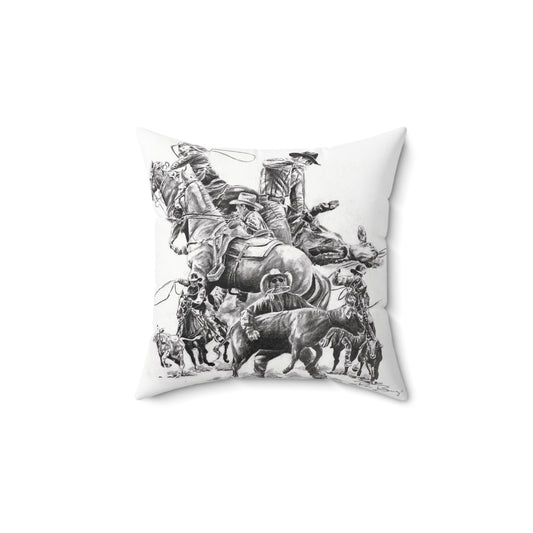 Calf Roping Pillow