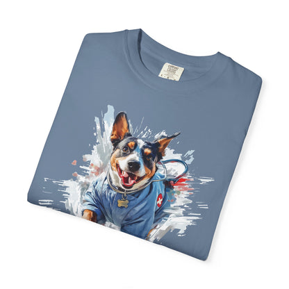 Heeler 911 Unisex T-shirt - Nurse Heeler Dog Design