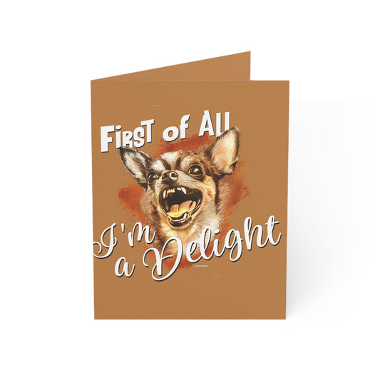 First of All, I'm a Delight Notecards (envelopes included)