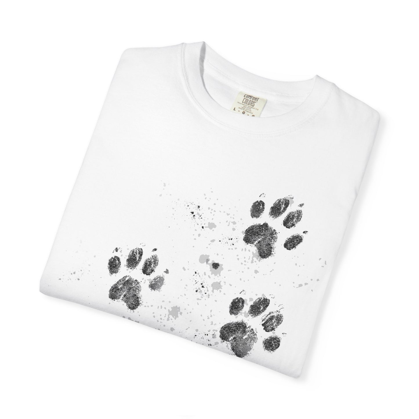 Dog Tracks T-Shirt - Unisex Garment-Dyed
