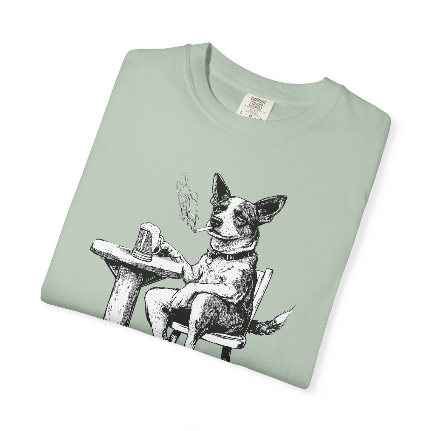 Dog Drinking Beer T-Shirt for Dog Lovers