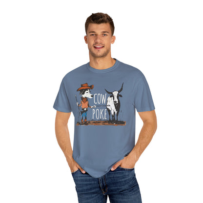 Cow Poke T-Shirt - Unisex Garment-Dyed