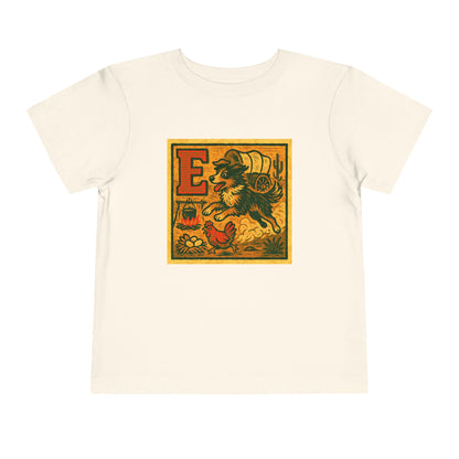 Western Block "E" Toddler Heavy Cotton™ Tee