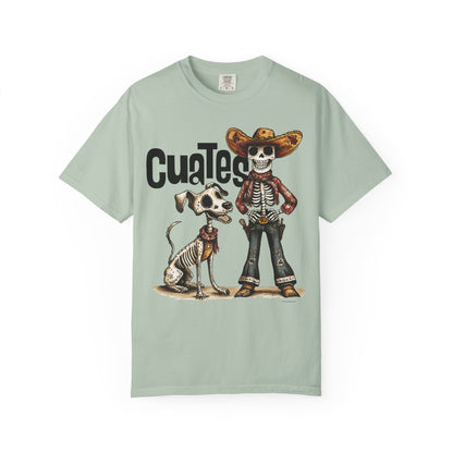 Cowboy and Cowdog Dia de los Muertos T-shirt