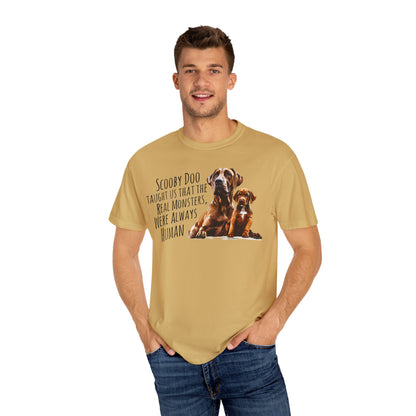 Scooby Scrappy Unisex Garment-Dyed T-shirt