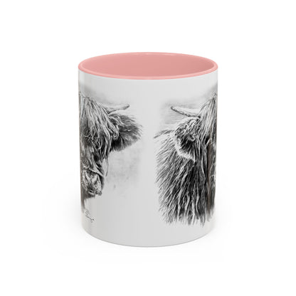Scottish Highland Cow Mug, 11oz