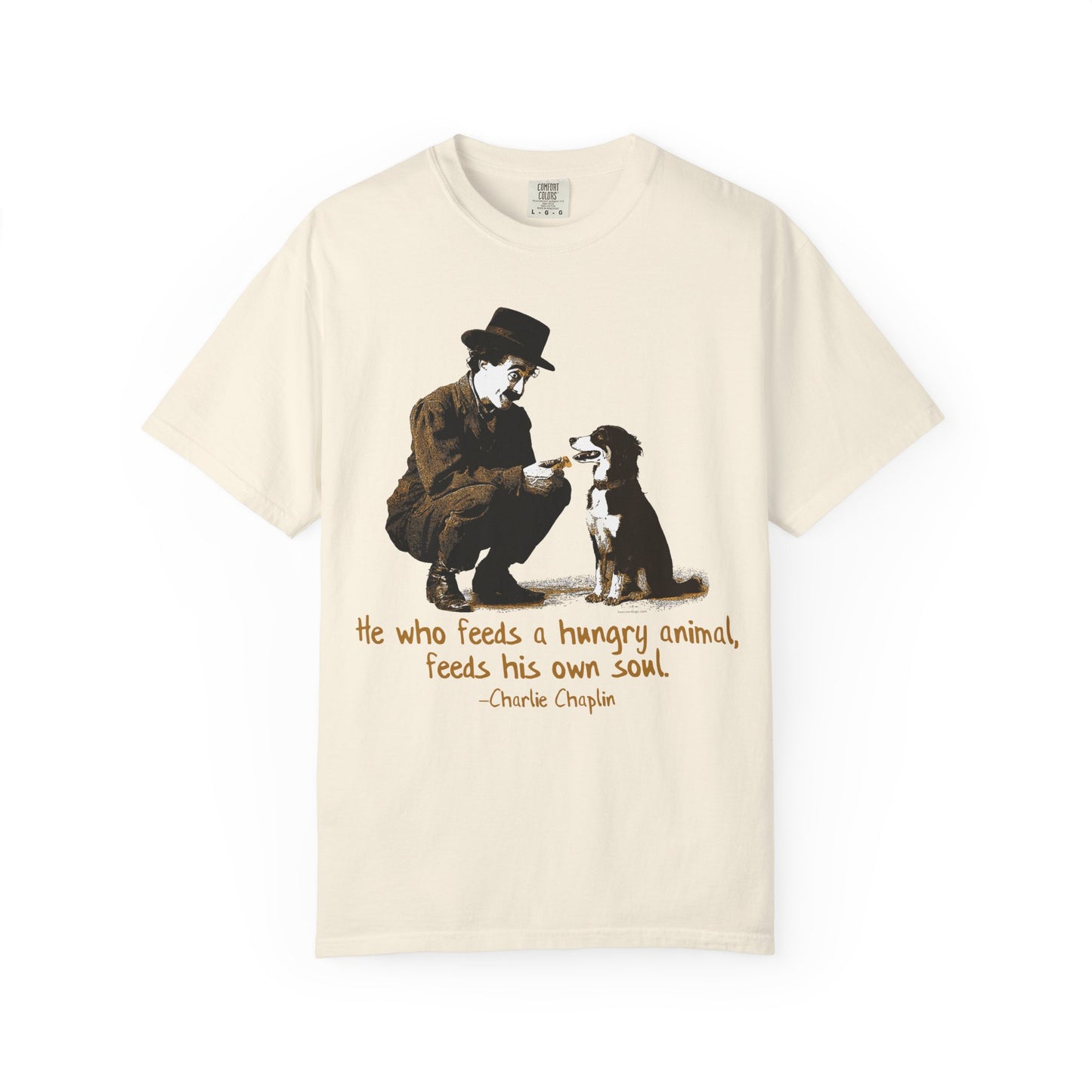Vintage Chaplin Kindness Cowdog T-shirt