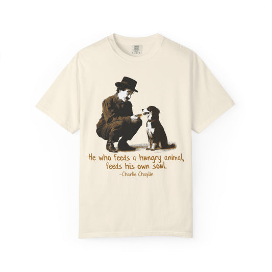 Vintage Chaplin Kindness Cowdog T-shirt