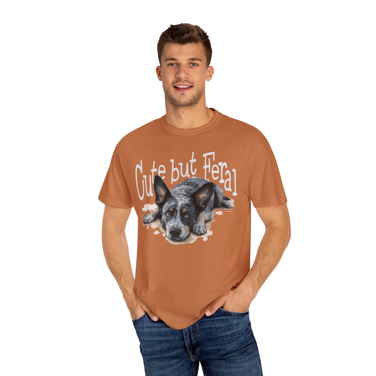 Cute but Feral, Dog Heeler T-shirt