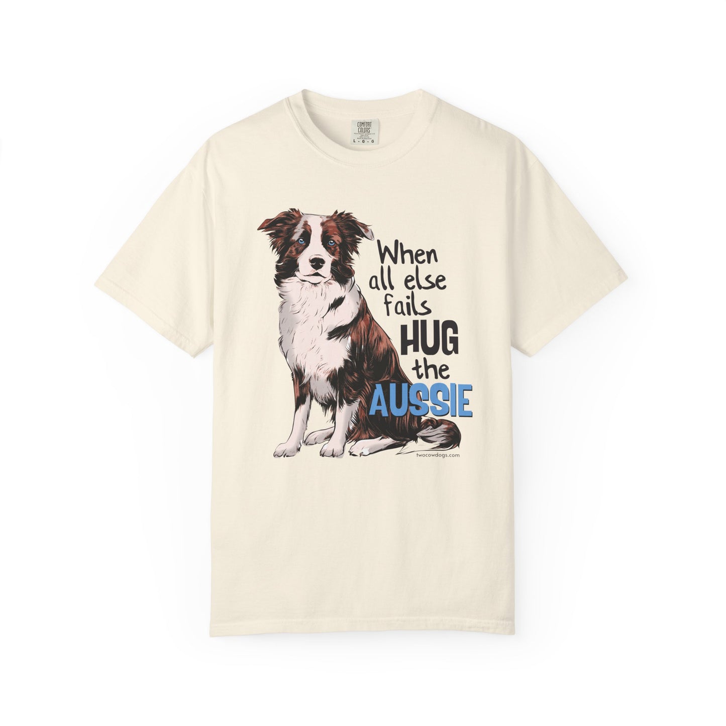 Australian Shepherd, Aussie Hug Unisex T-shirt