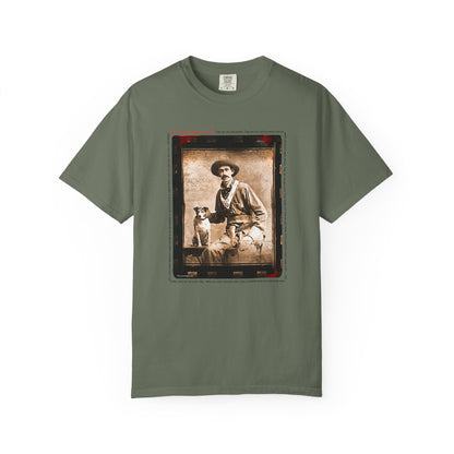 Vintage Cowboy and Dog 2 Puppy Tee Shirt