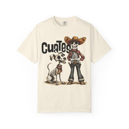 Cowboy and Cowdog Dia de los Muertos T-shirt