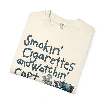 Retro T-Shirt 'Smokin' Cigarettes and Watchin' Captain Kangaroo'