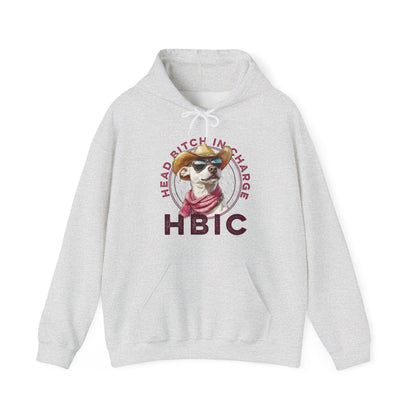 Hooded Sweatshirt HBIC Head Bitch in Charge Design