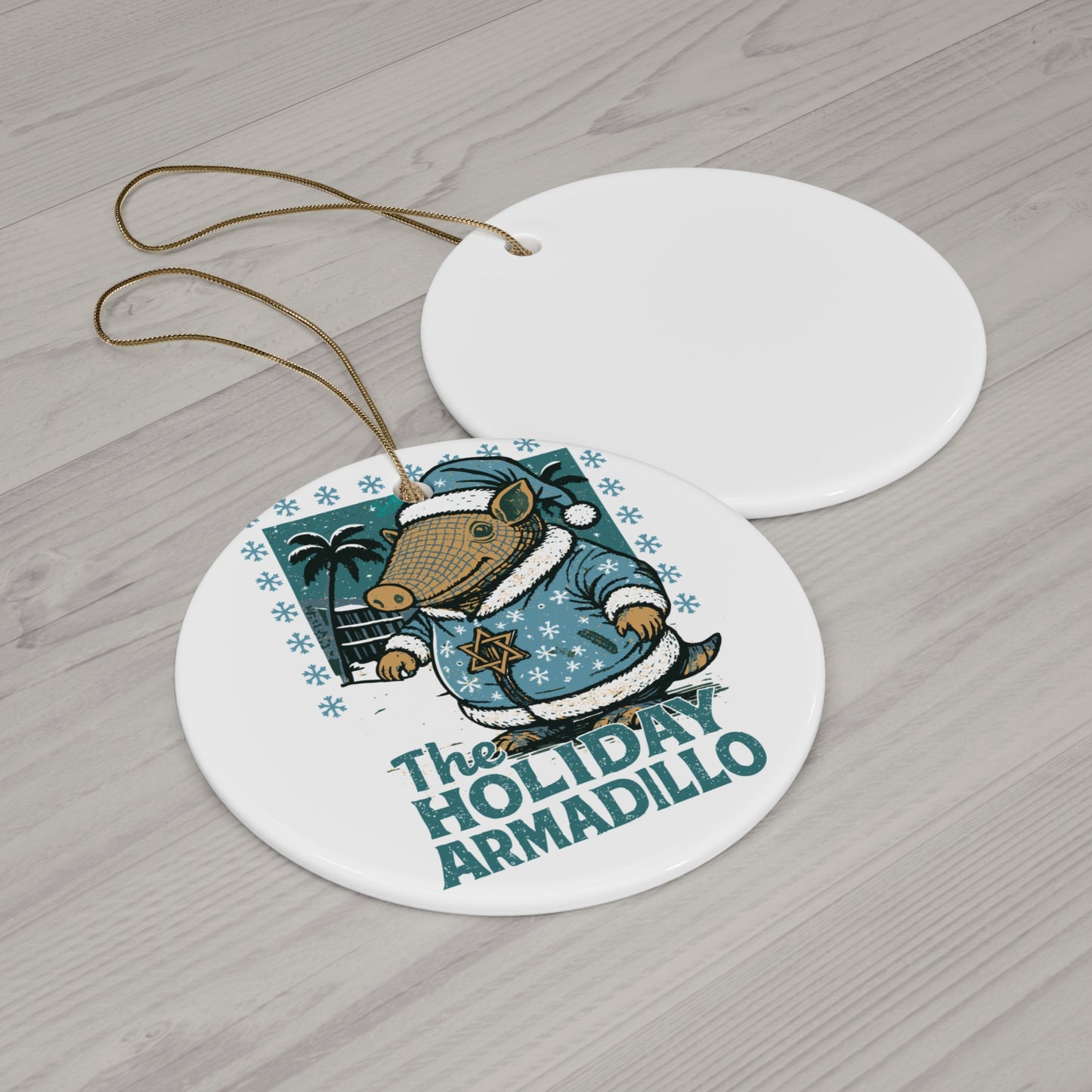 The Holiday Armadillo Ornament