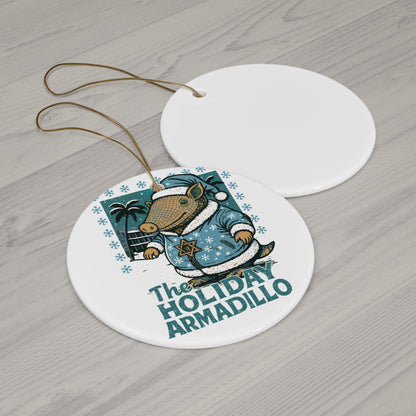 The Holiday Armadillo Ornament