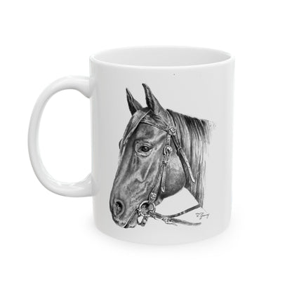 Quarter Horse "Pistol" Ceramic Mug 11oz