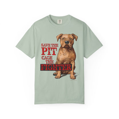 Save the Pit, Cage the Fighter T-Shirt