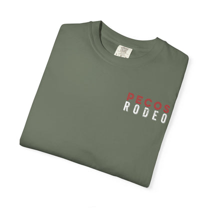 Vintage Pecos Rodeo 1883, front and back design