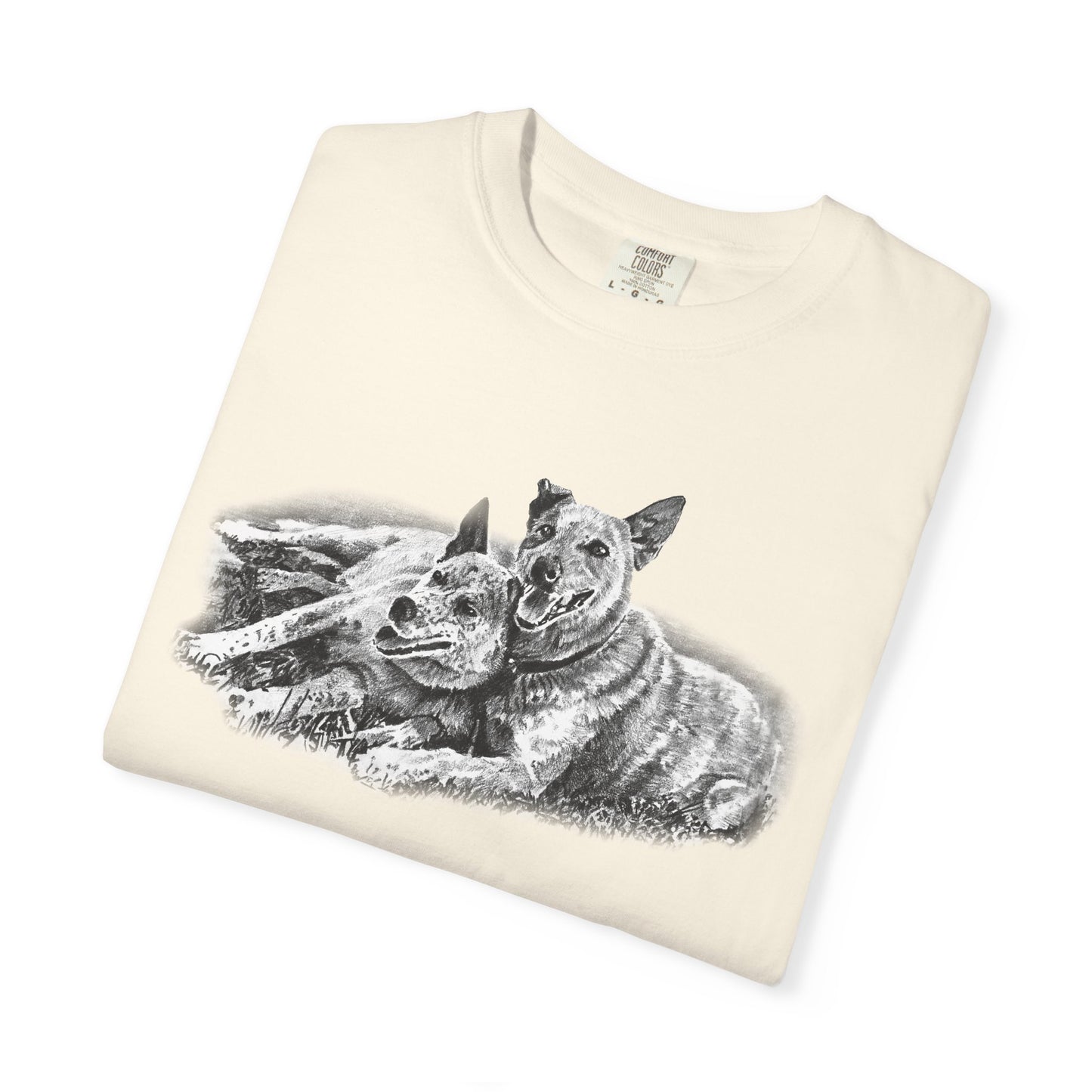 Two Red Heeler Cowdogs Unisex T-Shirt