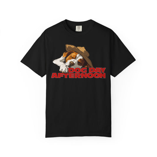 Unisex Garment-Dyed T-shirt Dog Day Afternoon Graphic Tee