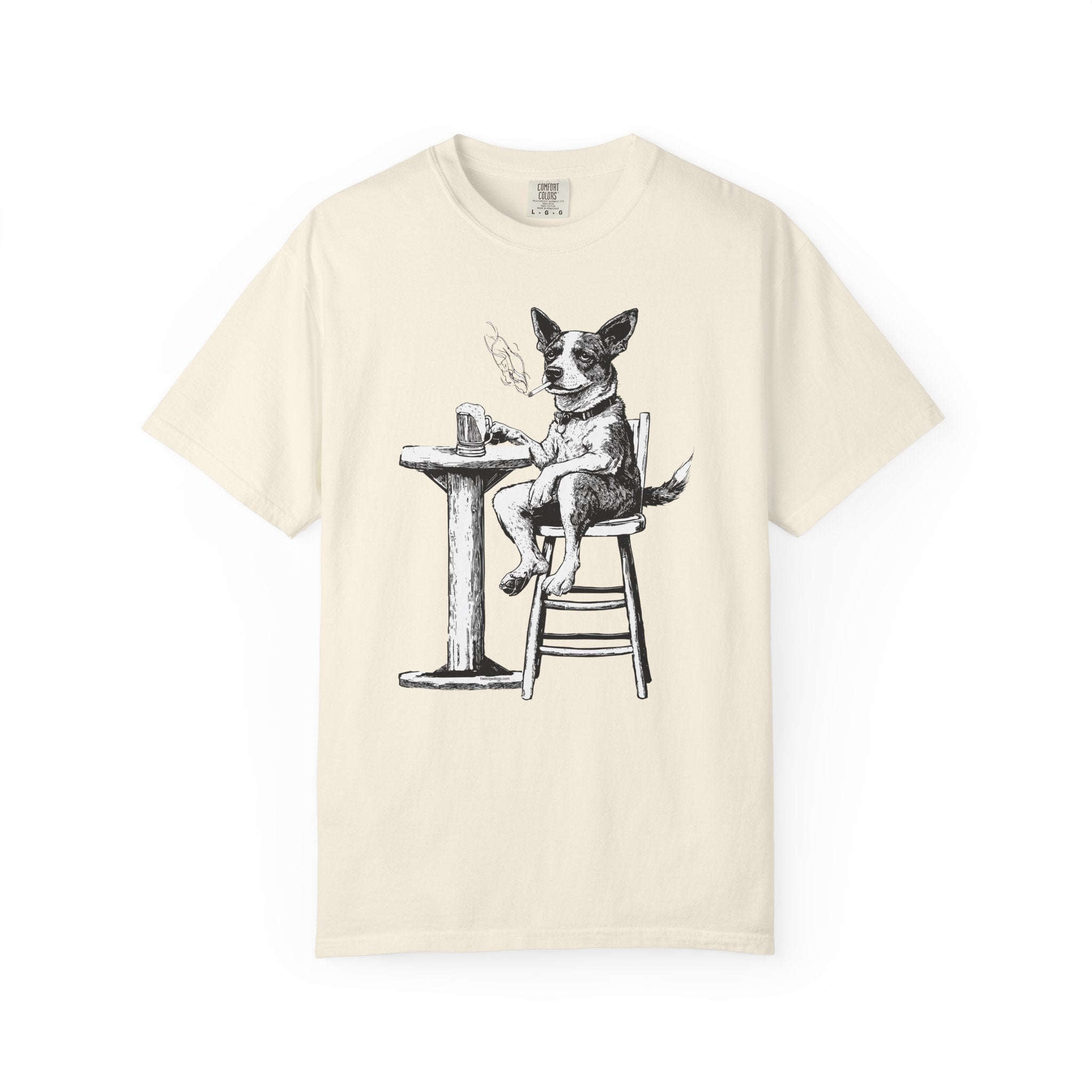 Dog Drinking Beer T-Shirt for Dog Lovers