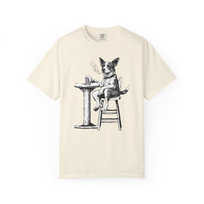 Dog Drinking Beer T-Shirt for Dog Lovers