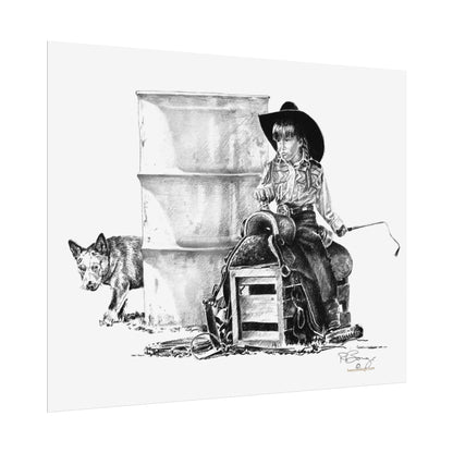 Future Barrel Racer, Custom Print