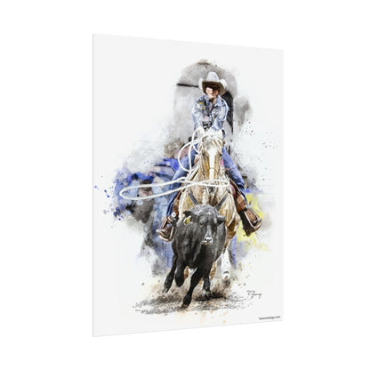 Breakaway Roper Fine Art Print