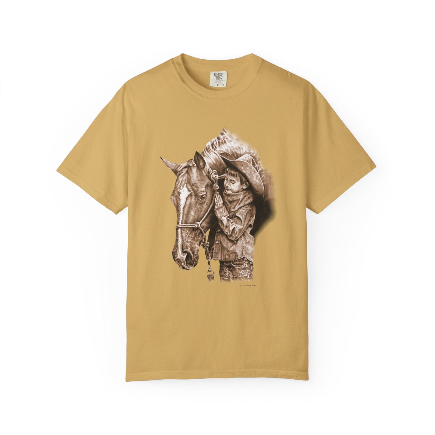 Horse Gift Tee Shirt, Cowkid gets pony for present
