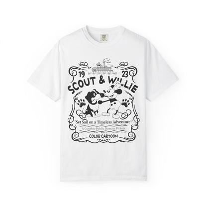 Vintage Scout and Steamboat Willie T-Shirt