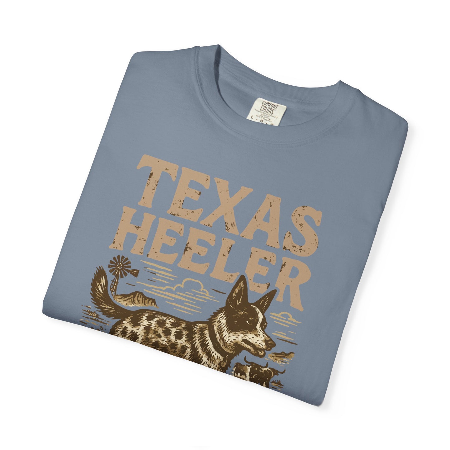 Texas Heeler Ranch Dog T-Shirt — Grit, Lightning & Loyalty