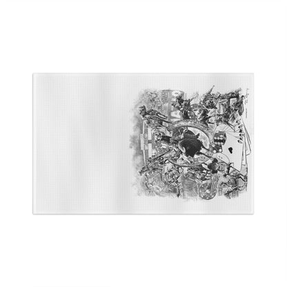 Vegas NFR Rodeo Microfiber Tea Towel, National Finals Rodeo