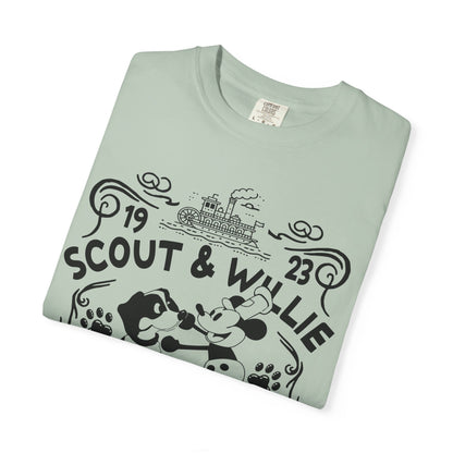 Vintage Scout and Steamboat Willie T-Shirt