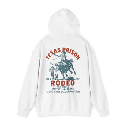 Vintage Rodeo Hoodie - The Wildest Show Behind Bars Design