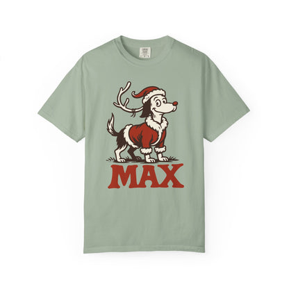 Max the Christmas Cowdog T-shirt