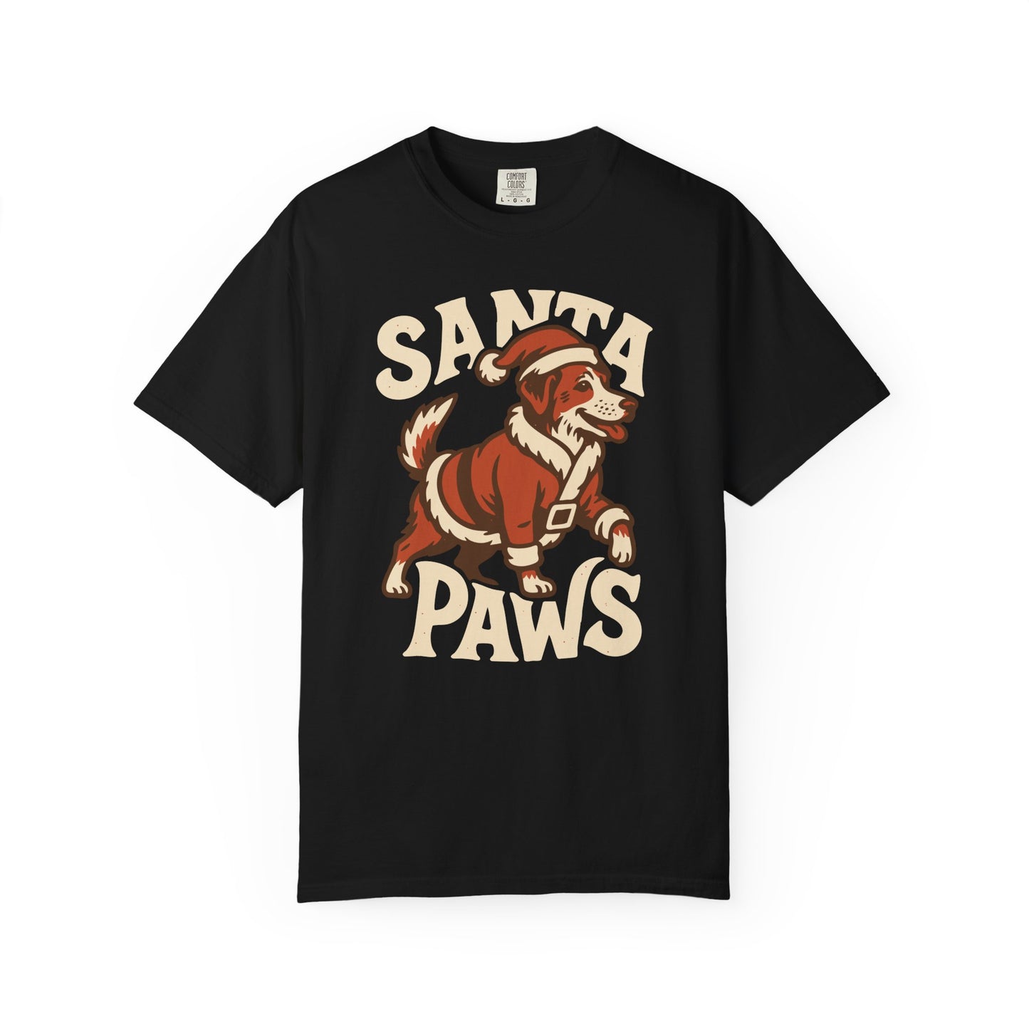 Santa Paws T-shirt - Western Christmas Cowboy Tee