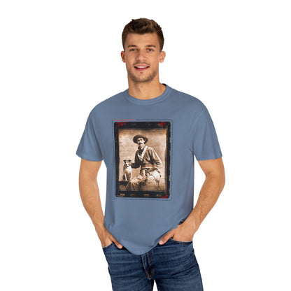 Vintage Cowboy and Dog 2 Puppy Tee Shirt