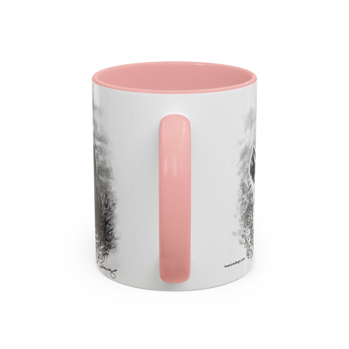 Cozy Trio Pigs Coffee Mug — Hand-Drawn Barnyard Portrait (11/15oz)