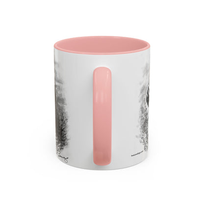 Cozy Trio Pigs Coffee Mug — Hand-Drawn Barnyard Portrait (11/15oz)