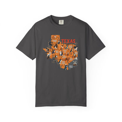 Texas Cowdog Country Map Tee