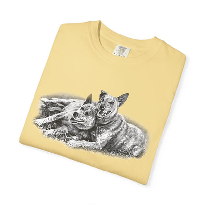 Two Red Heeler Cowdogs Unisex T-Shirt