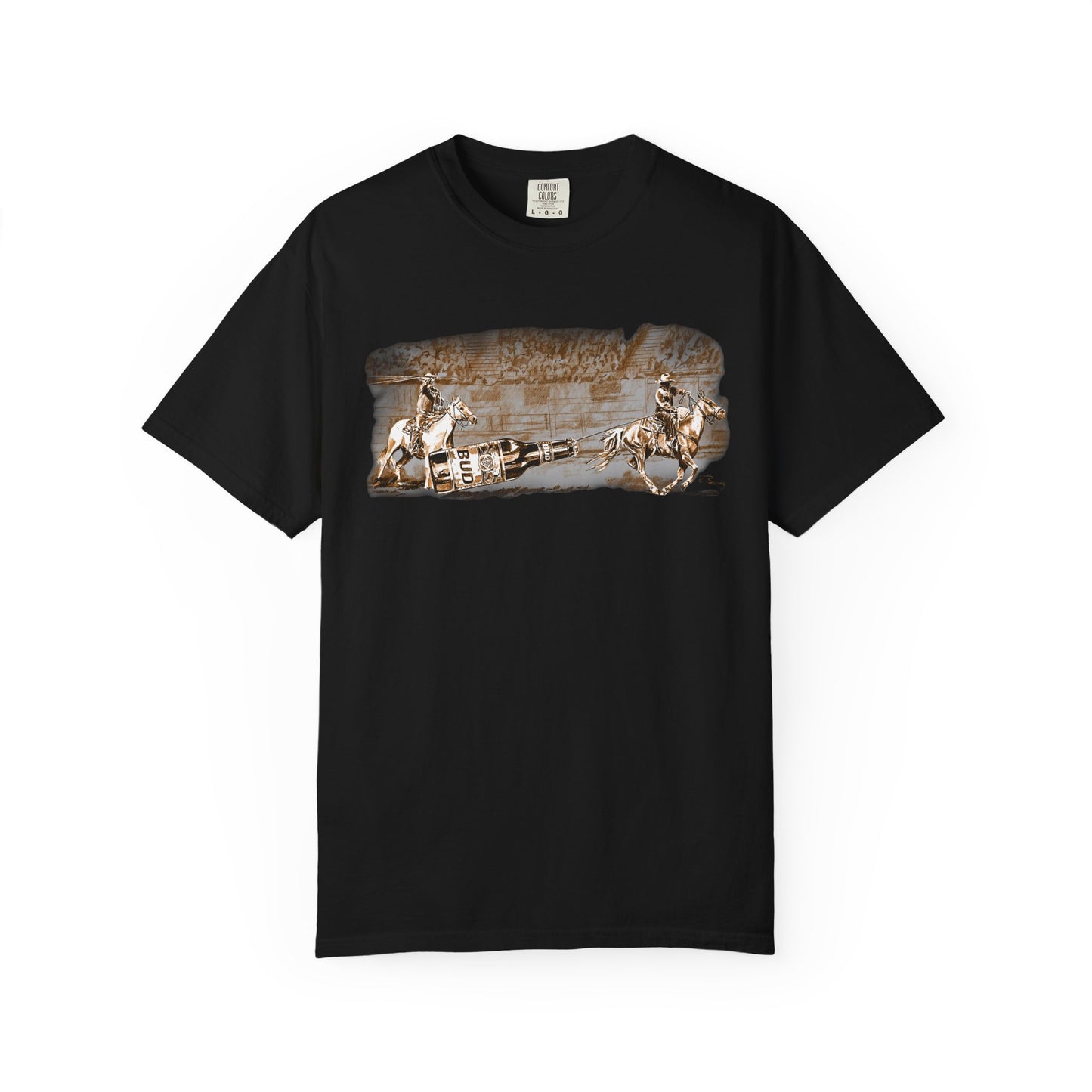 Team Ropers Roping Bottle Unisex T-shirt - Original Art Design